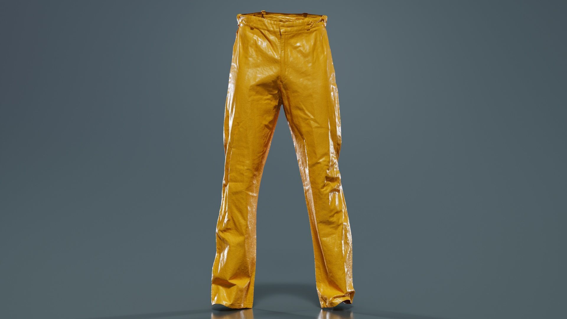 Statue Trousers Low-poly 3D model_12