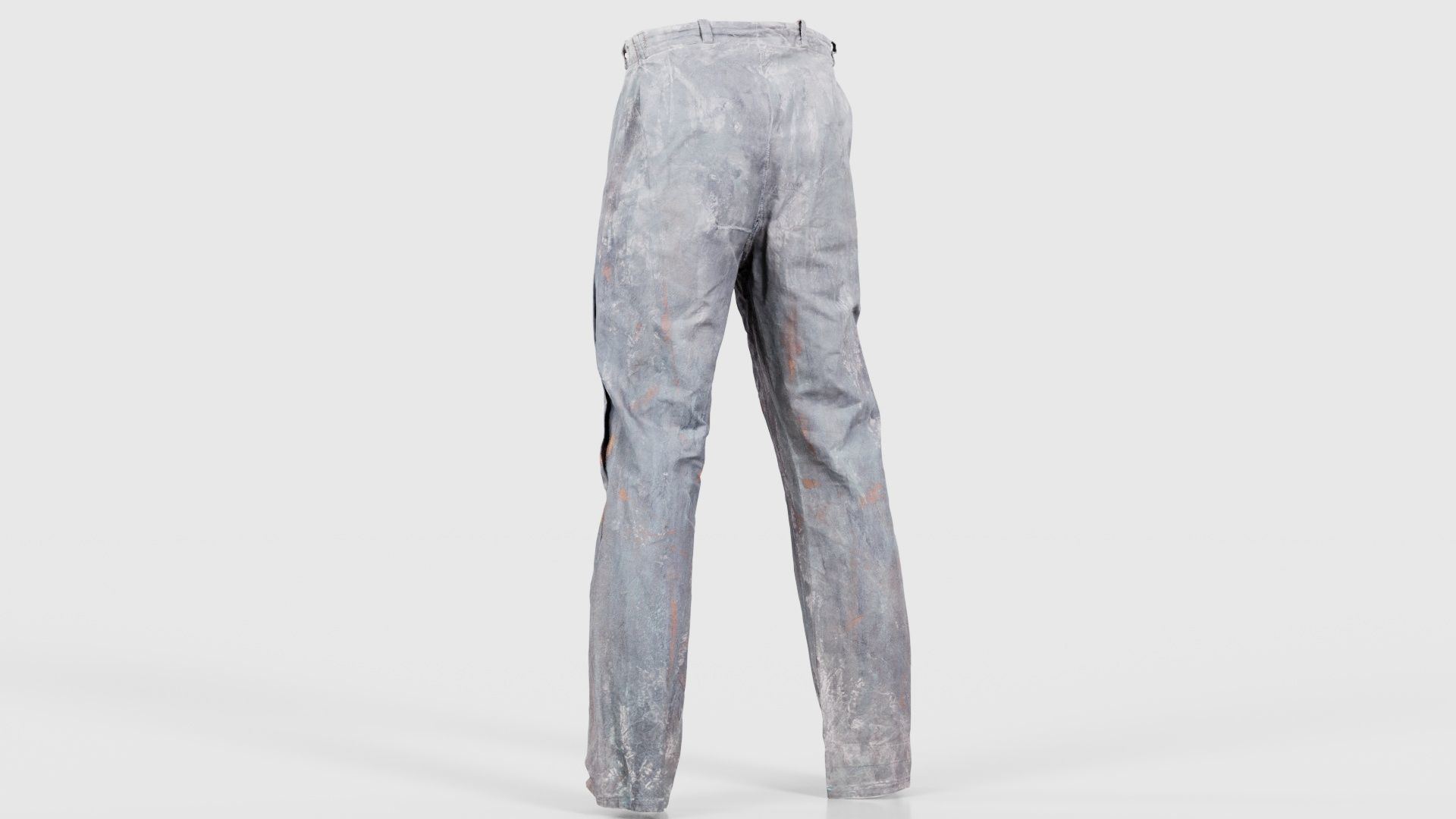 Statue Trousers Low-poly 3D model_22