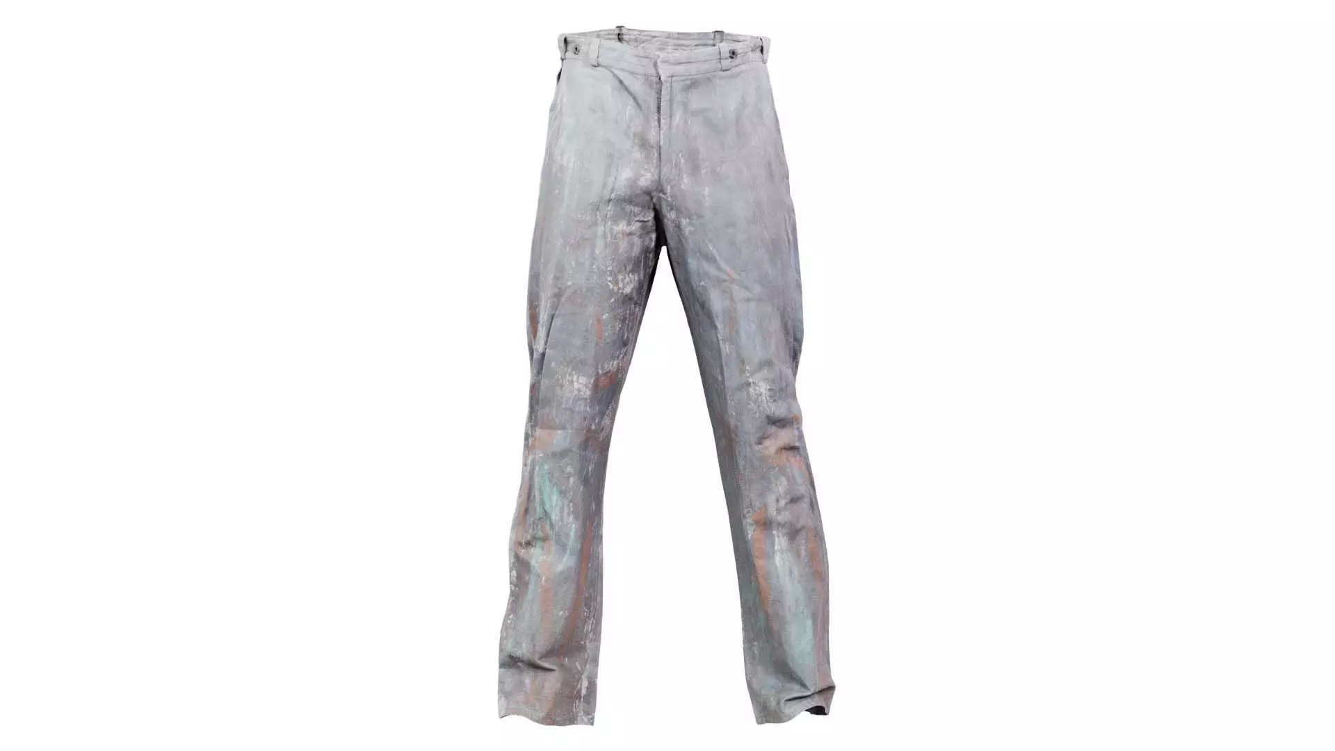 Statue Trousers Low-poly 3D model_0