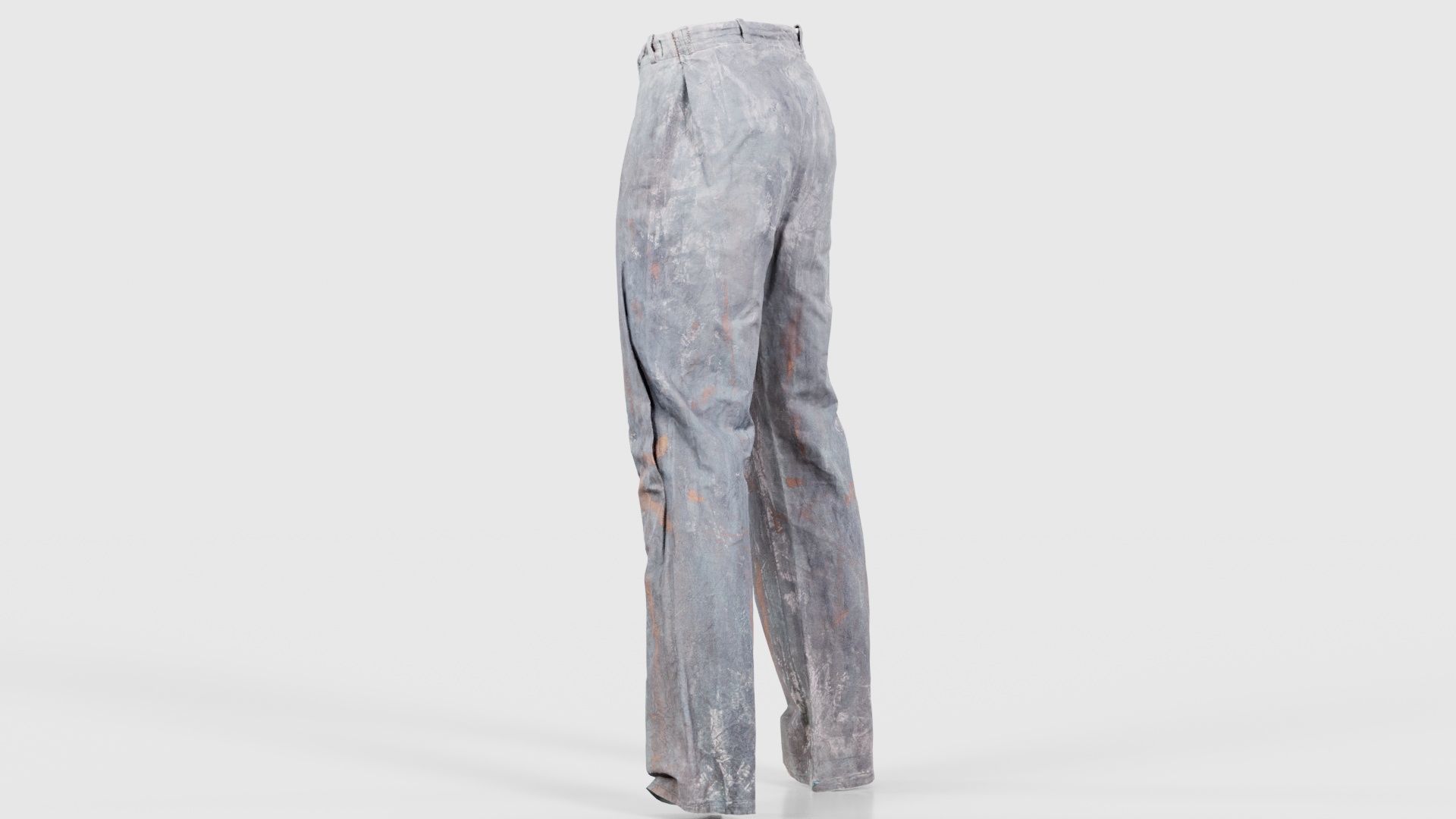 Statue Trousers Low-poly 3D model_23