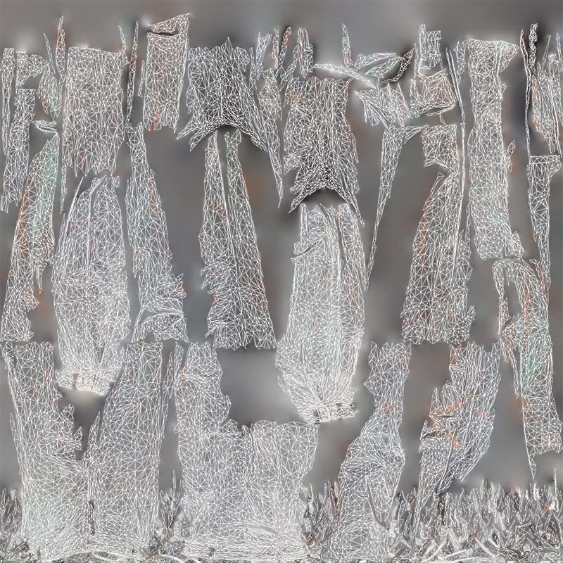 Statue Trousers Low-poly 3D model_14