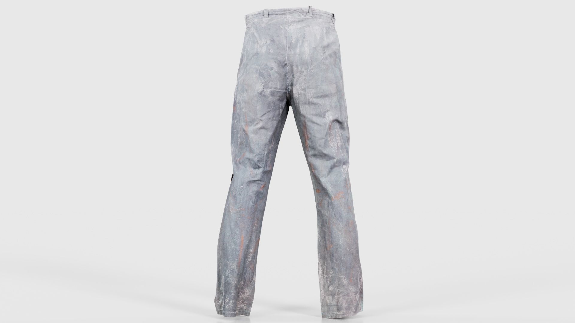 Statue Trousers Low-poly 3D model_21