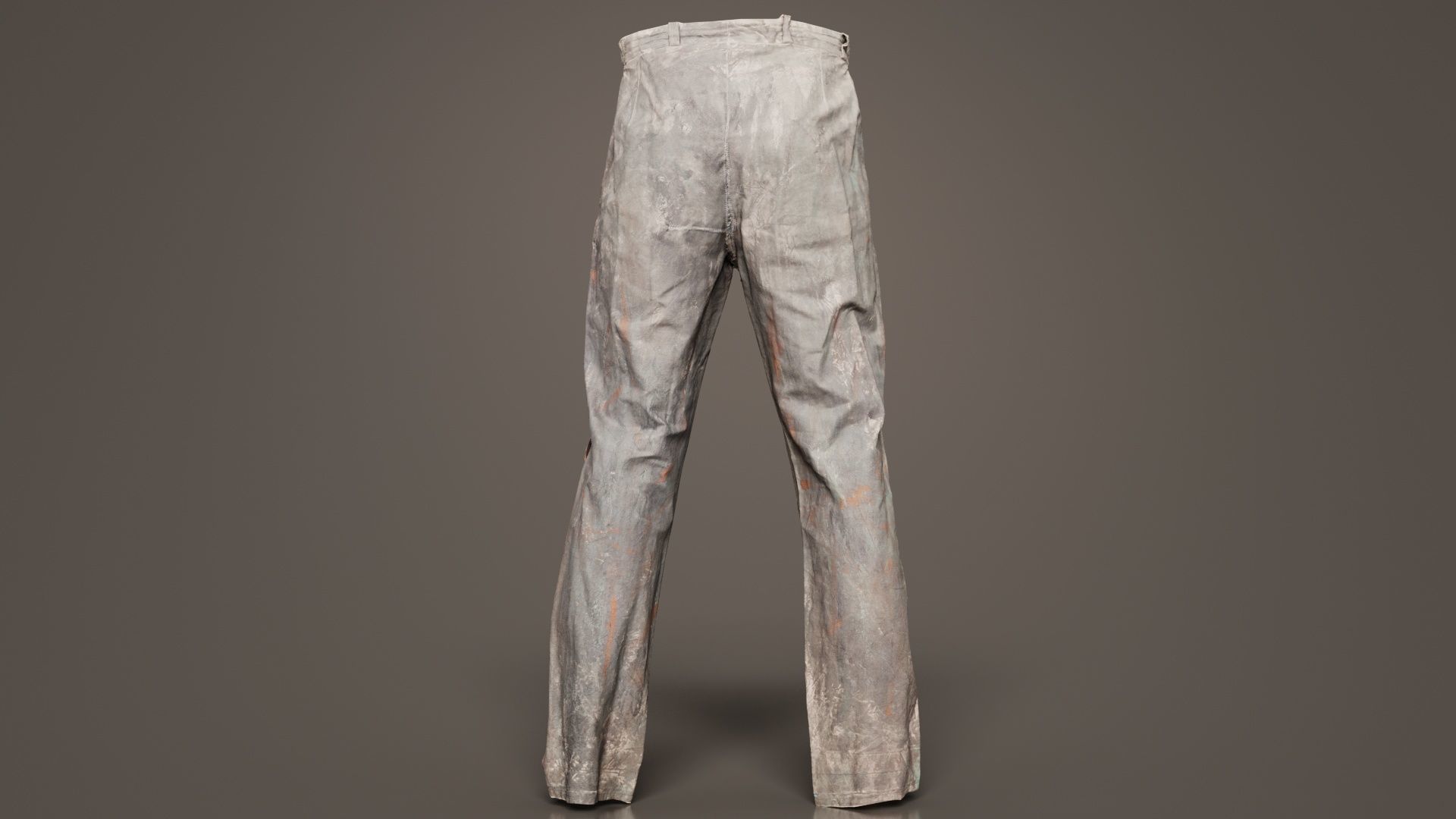Statue Trousers Low-poly 3D model_3