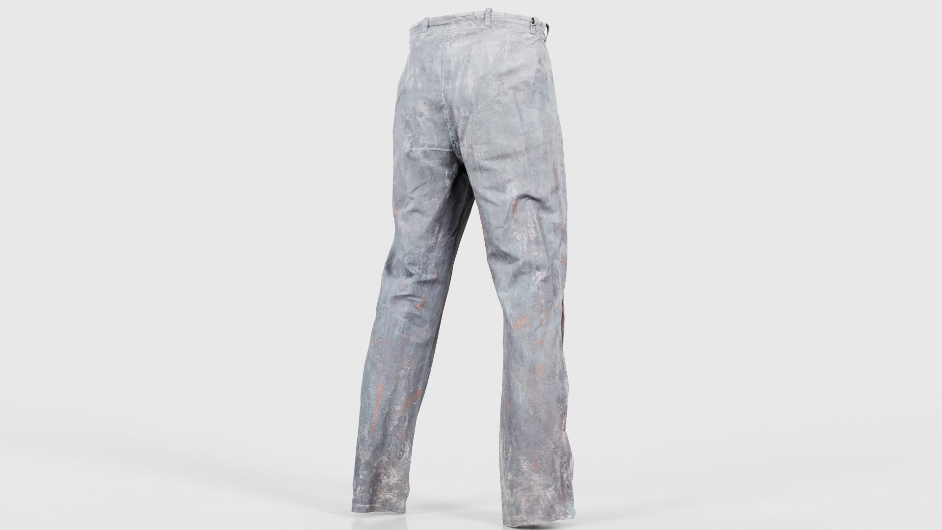 Statue Trousers Low-poly 3D model_20