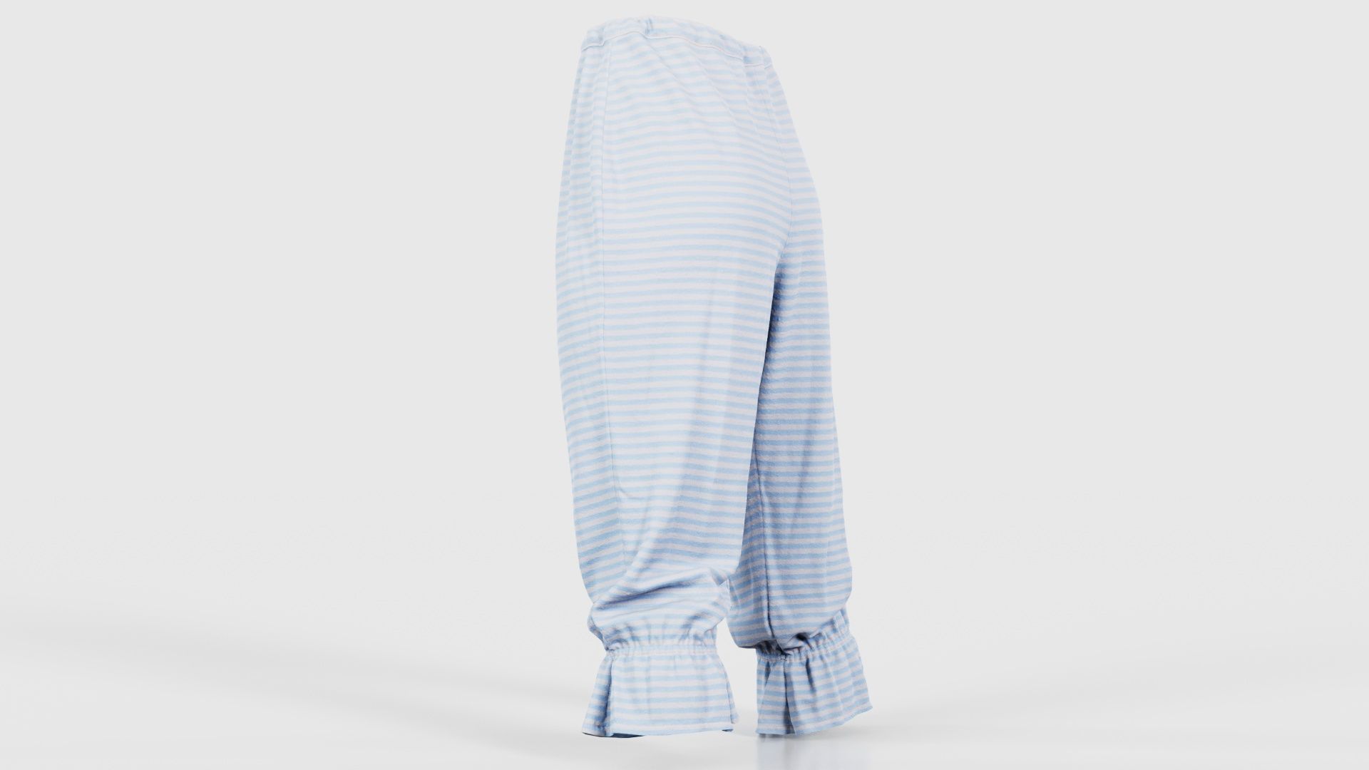 Stripey Swimsuit Trousers Low-poly 3D model_23