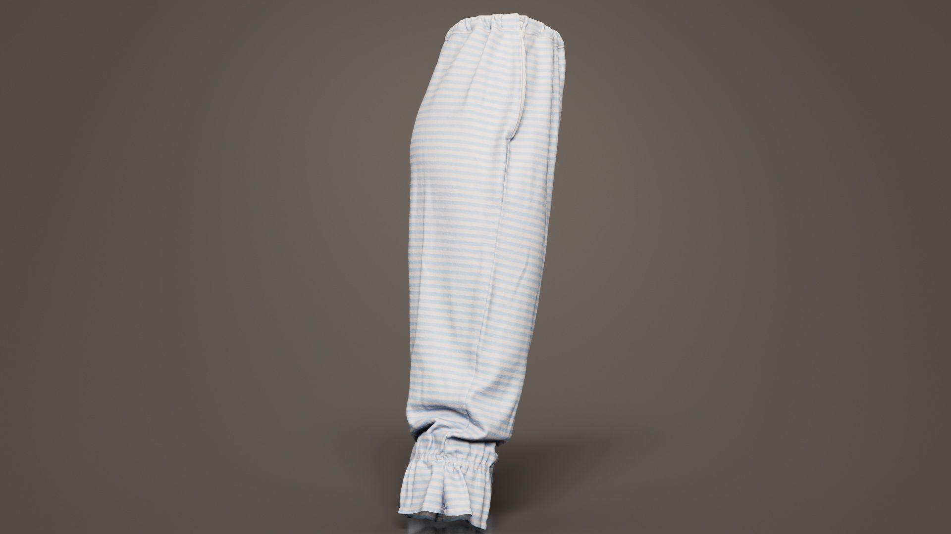 Stripey Swimsuit Trousers Low-poly 3D model_7