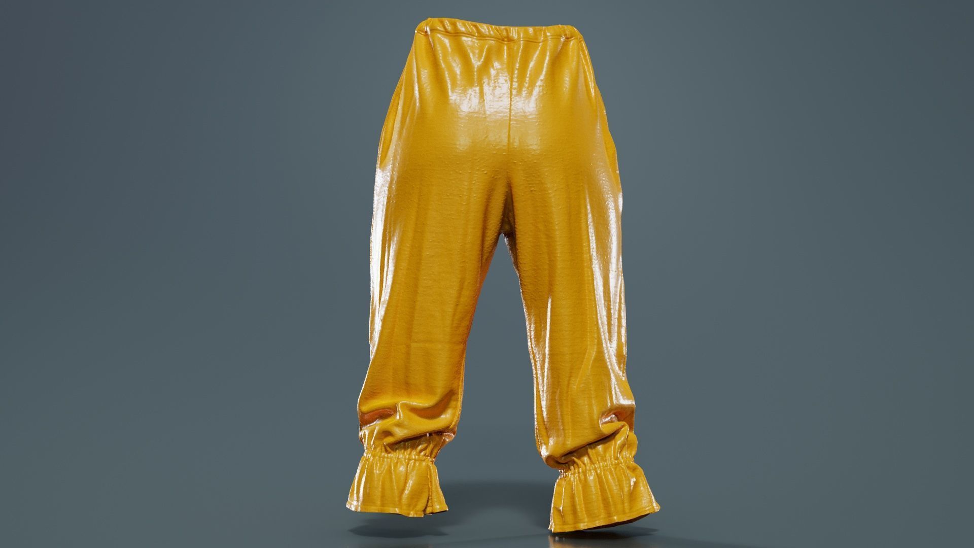 Stripey Swimsuit Trousers Low-poly 3D model_13