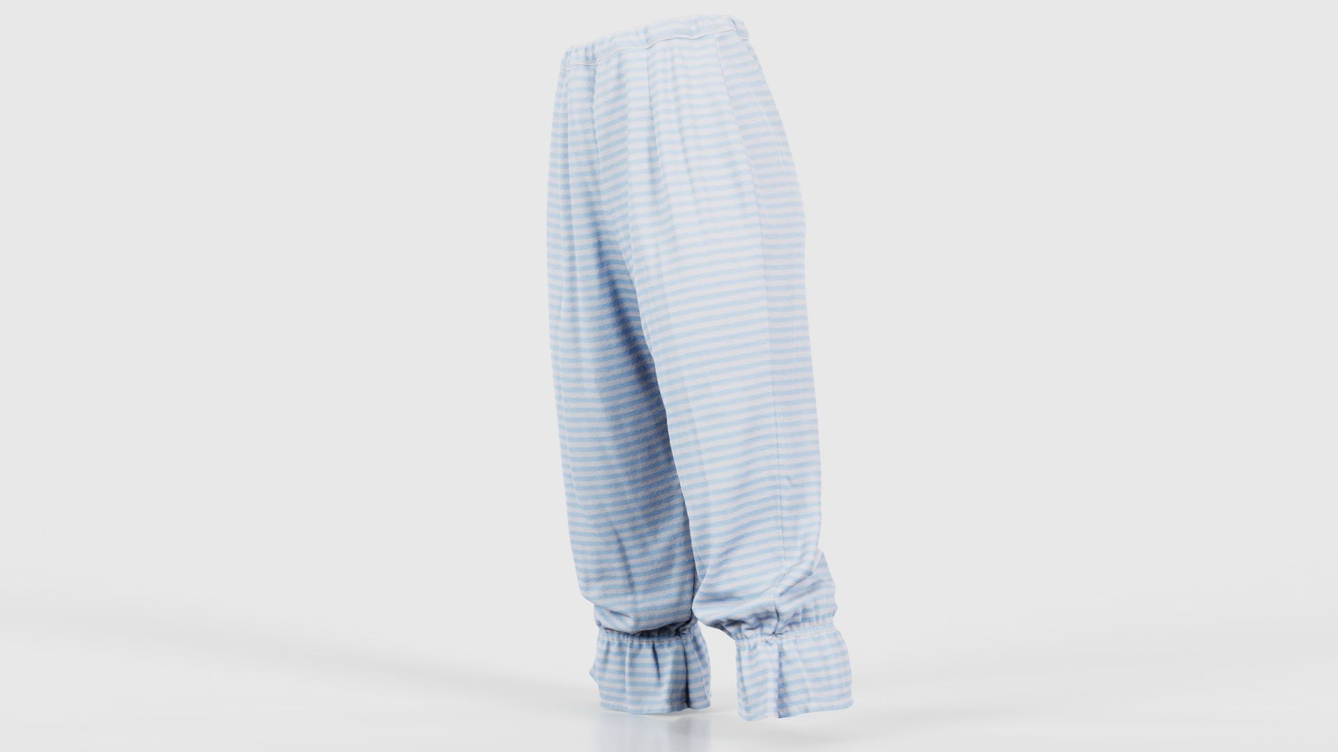 Stripey Swimsuit Trousers Low-poly 3D model_25
