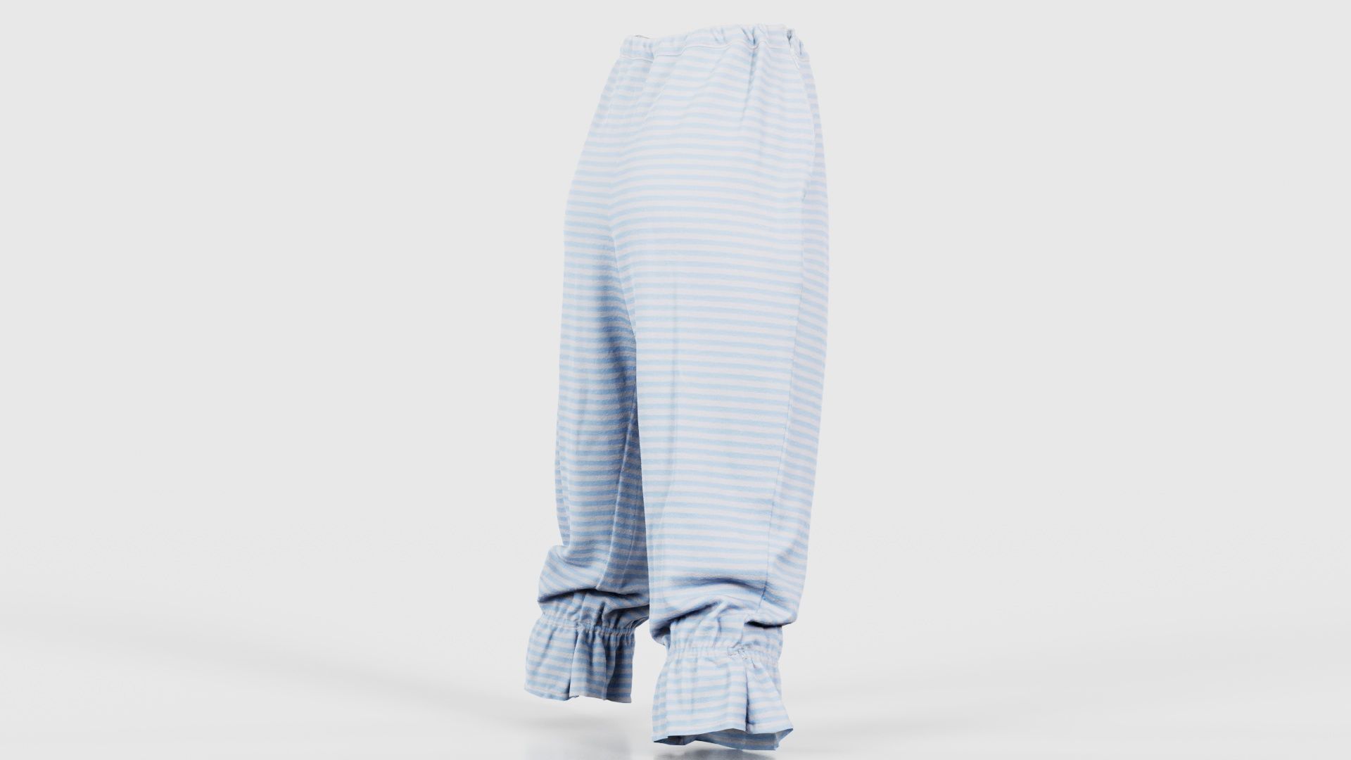 Stripey Swimsuit Trousers Low-poly 3D model_19