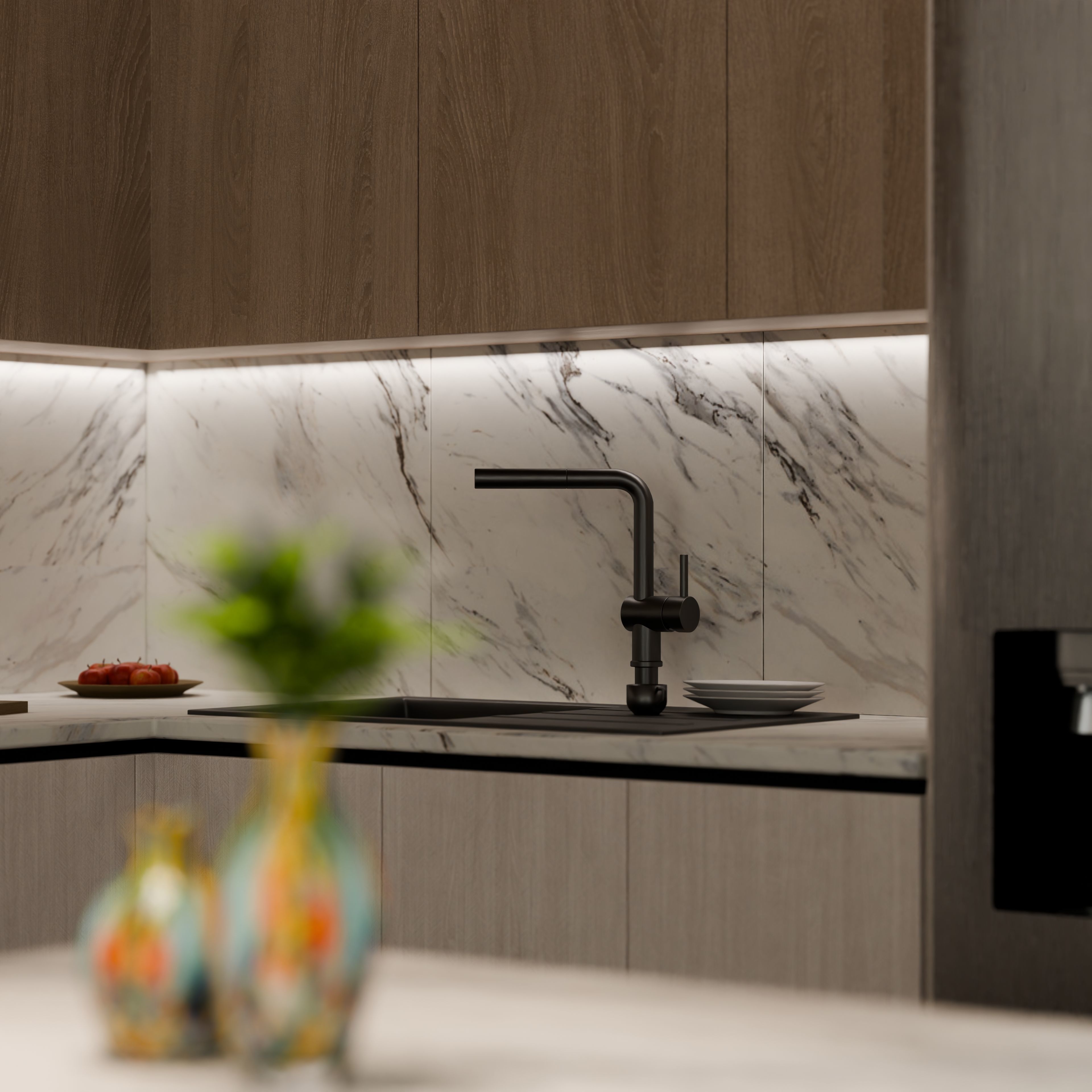 Neoclassical kitchen 3D model_6