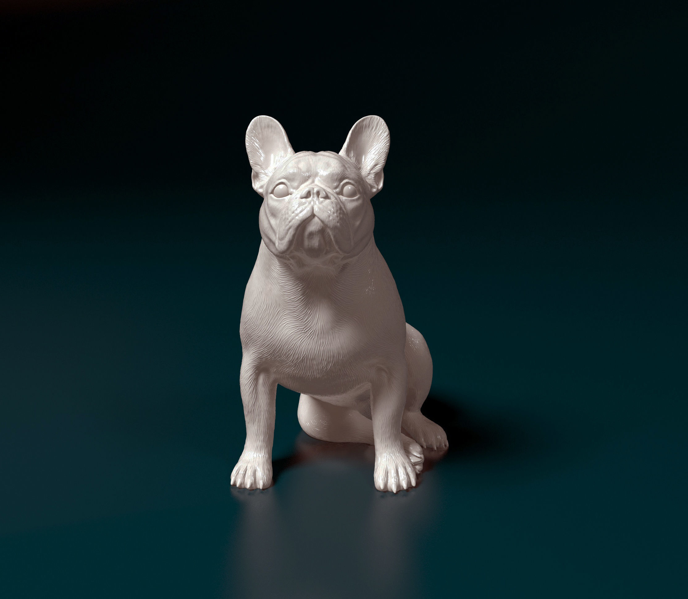 French Bulldog 014 3D print model_2