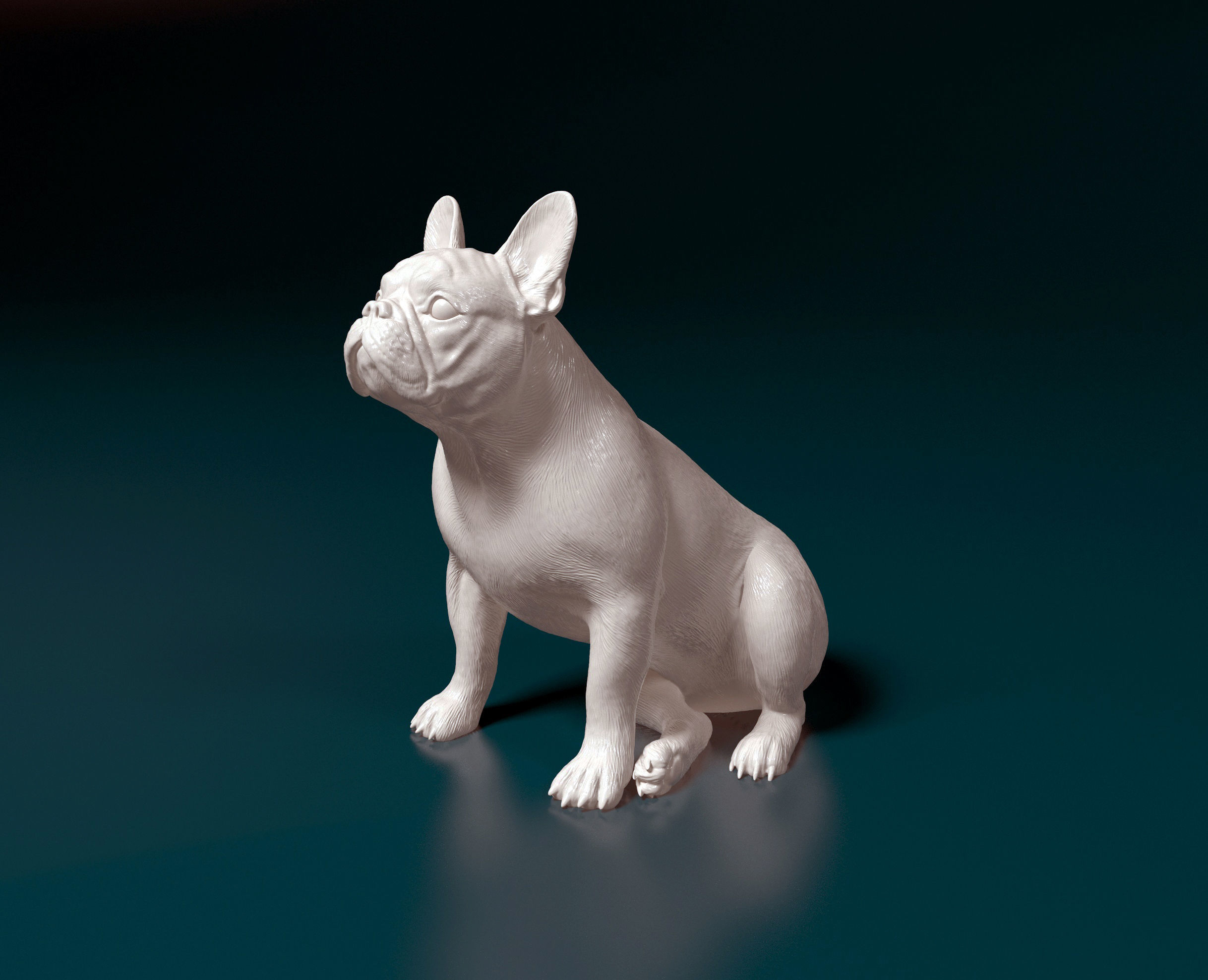 French Bulldog 014 3D print model_1