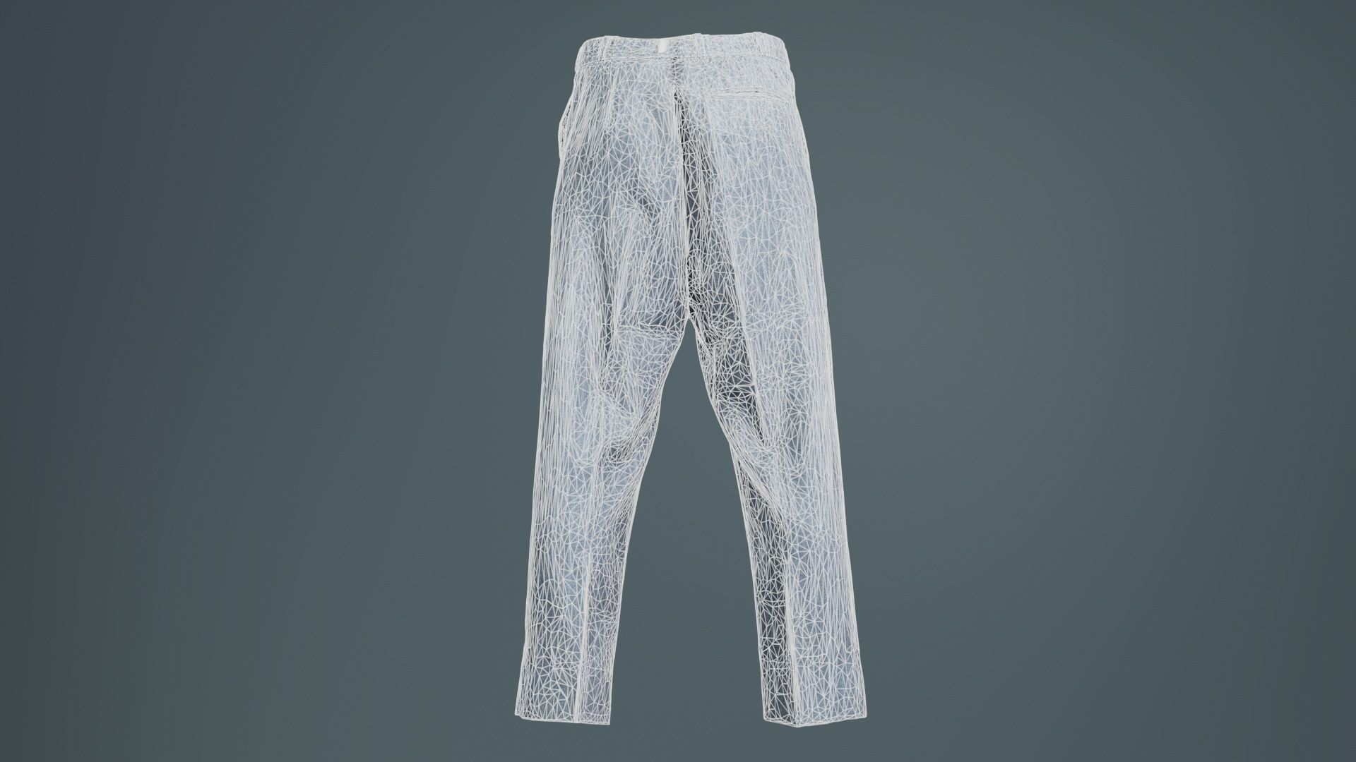 Suit E Trousers Low-poly 3D model_10