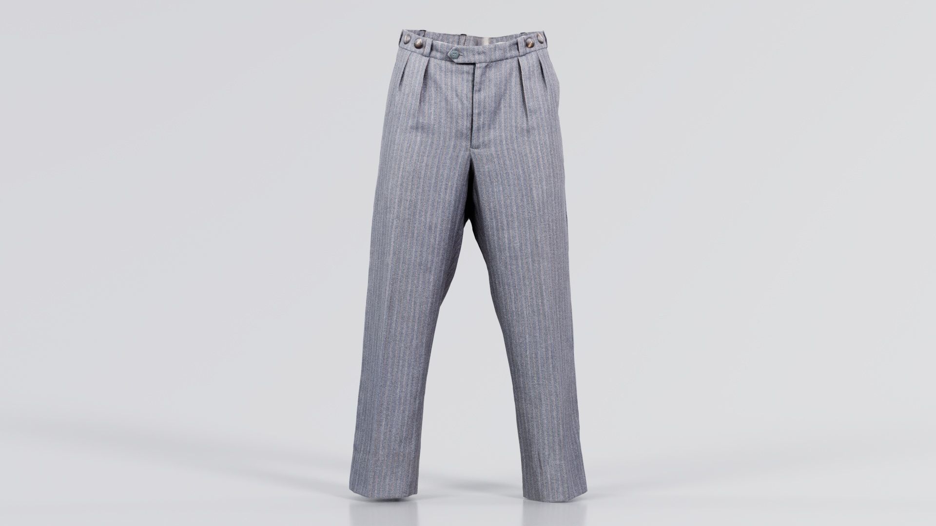 Suit E Trousers Low-poly 3D model_7