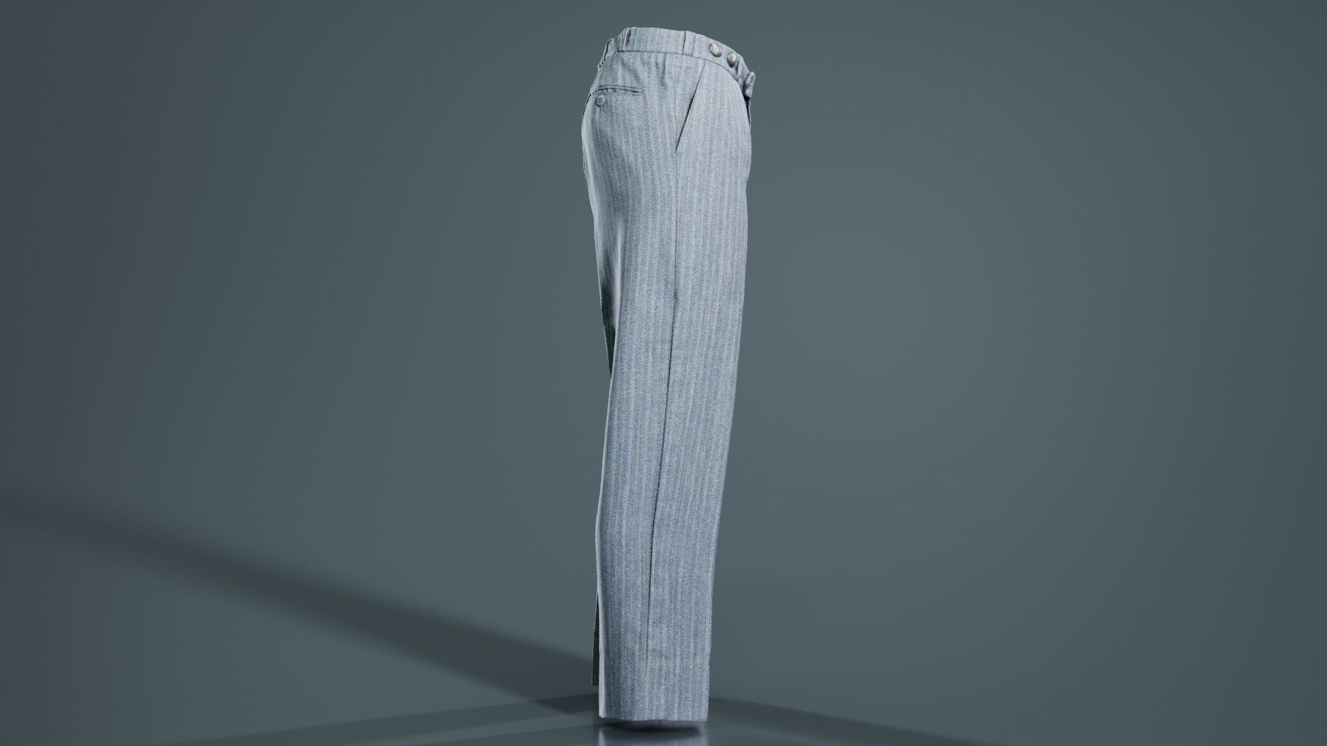 Suit E Trousers Low-poly 3D model_4