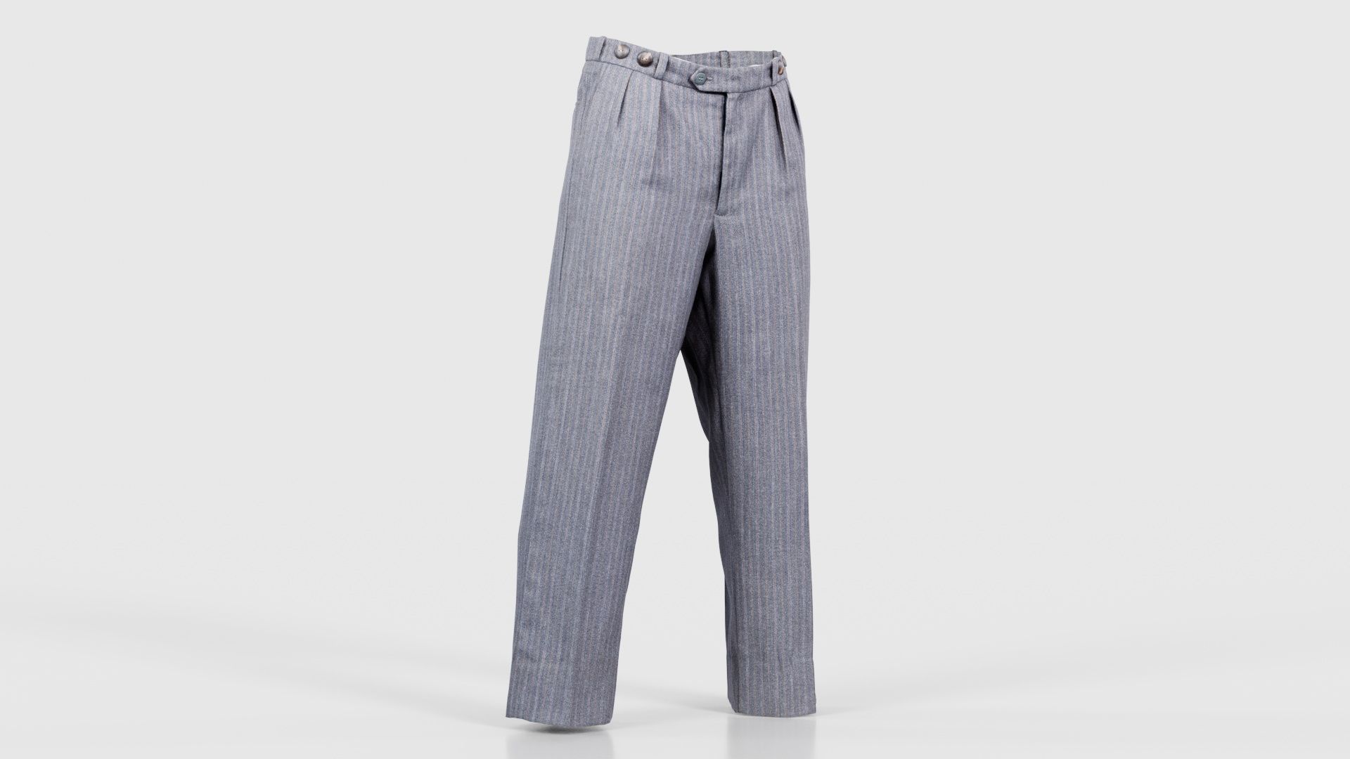 Suit E Trousers Low-poly 3D model_16