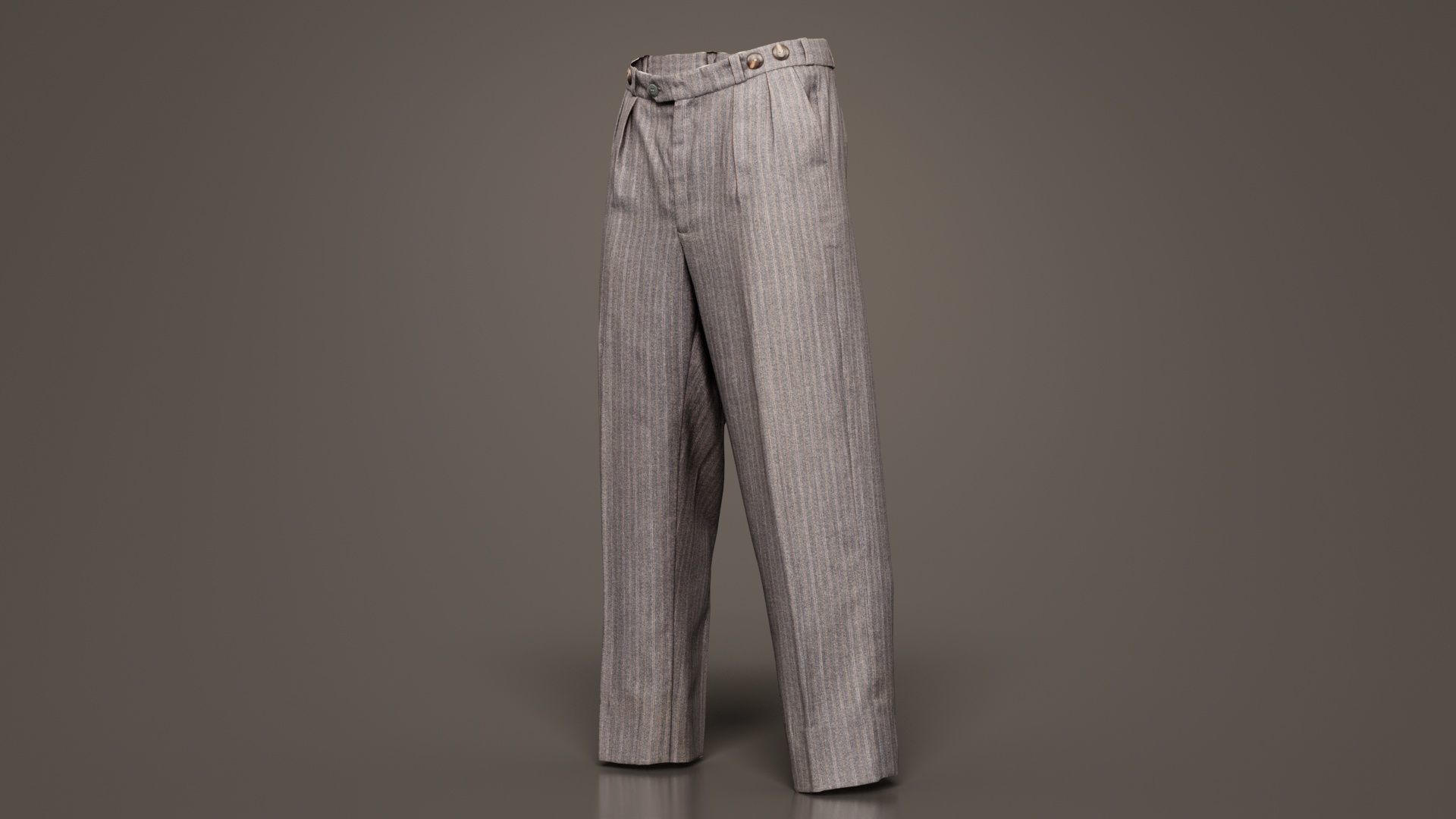 Suit E Trousers Low-poly 3D model_6