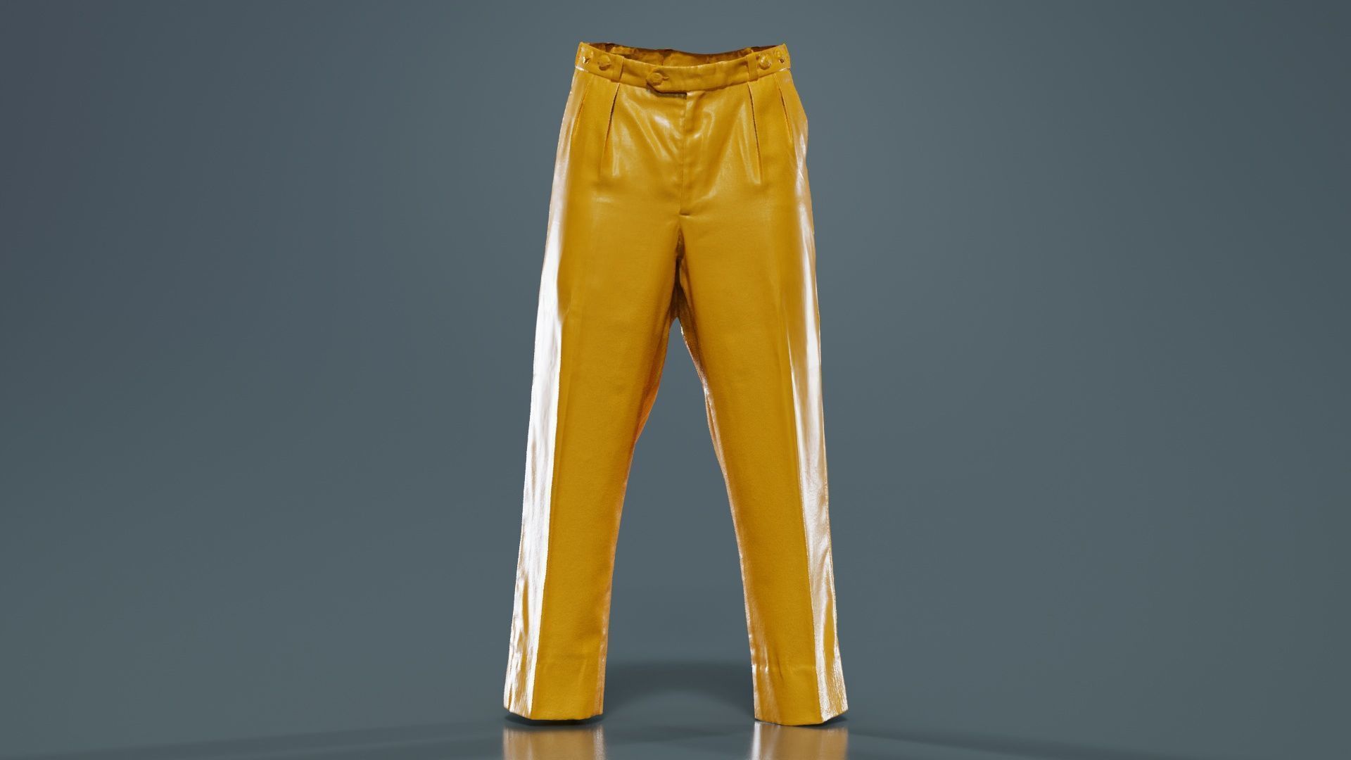 Suit E Trousers Low-poly 3D model_12