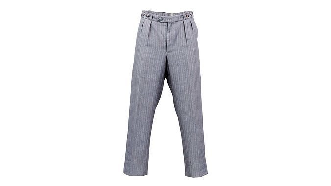 Suit E Trousers Low-poly 3D model