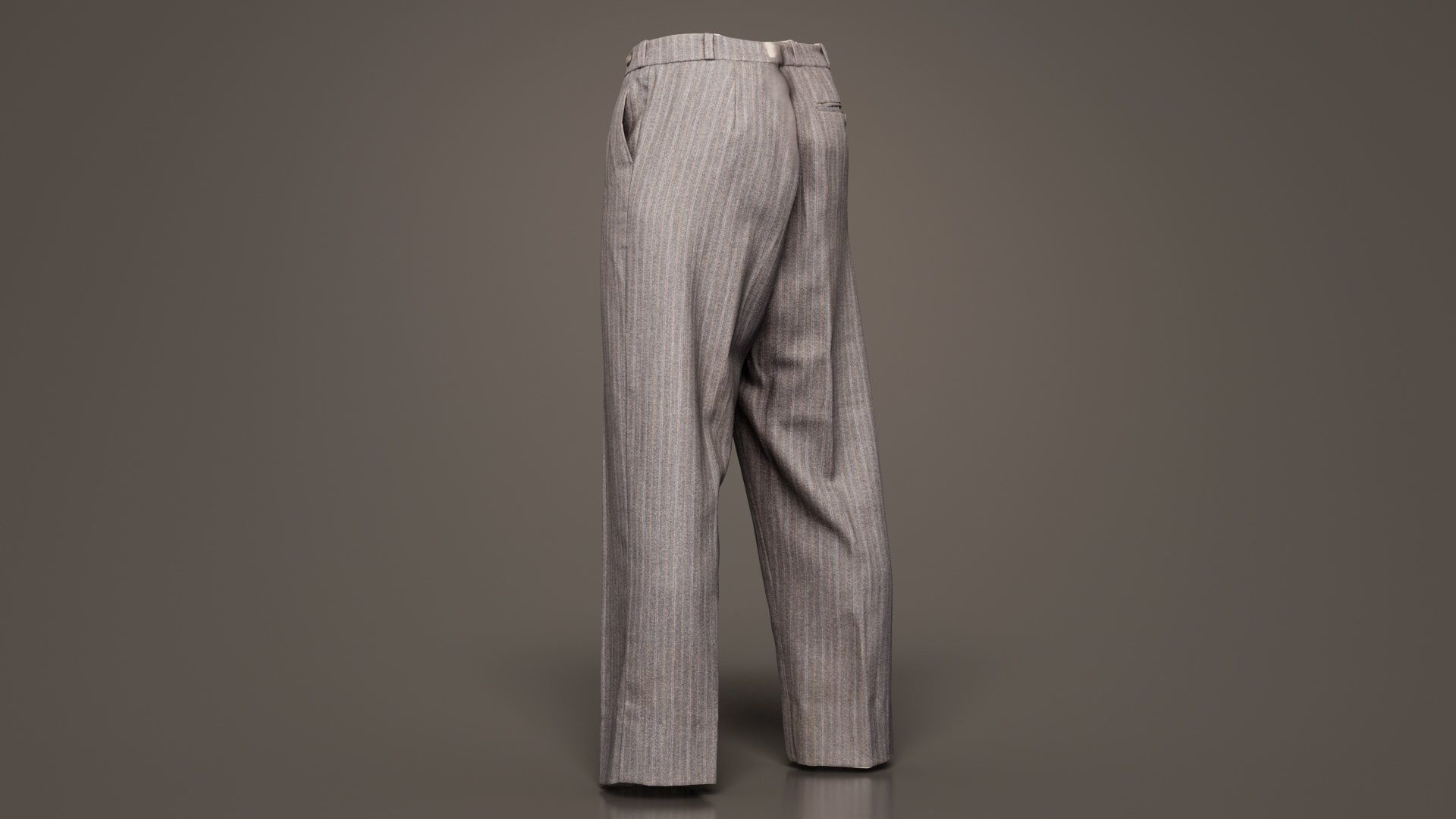 Suit E Trousers Low-poly 3D model_5