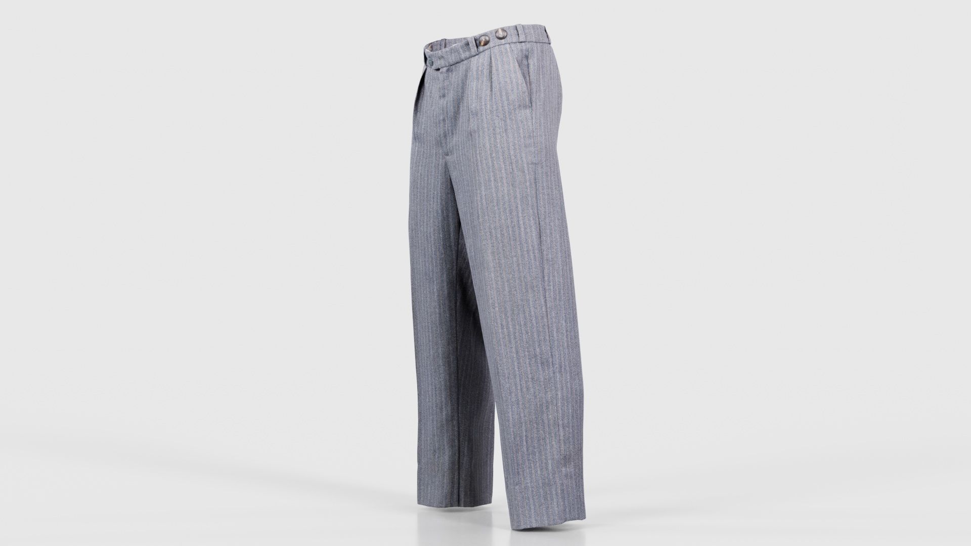 Suit E Trousers Low-poly 3D model_25