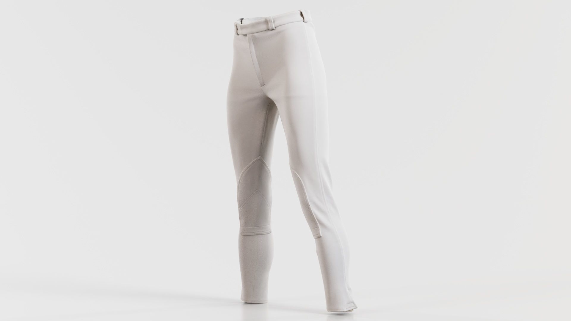 Train Trousers Low-poly 3D model_8