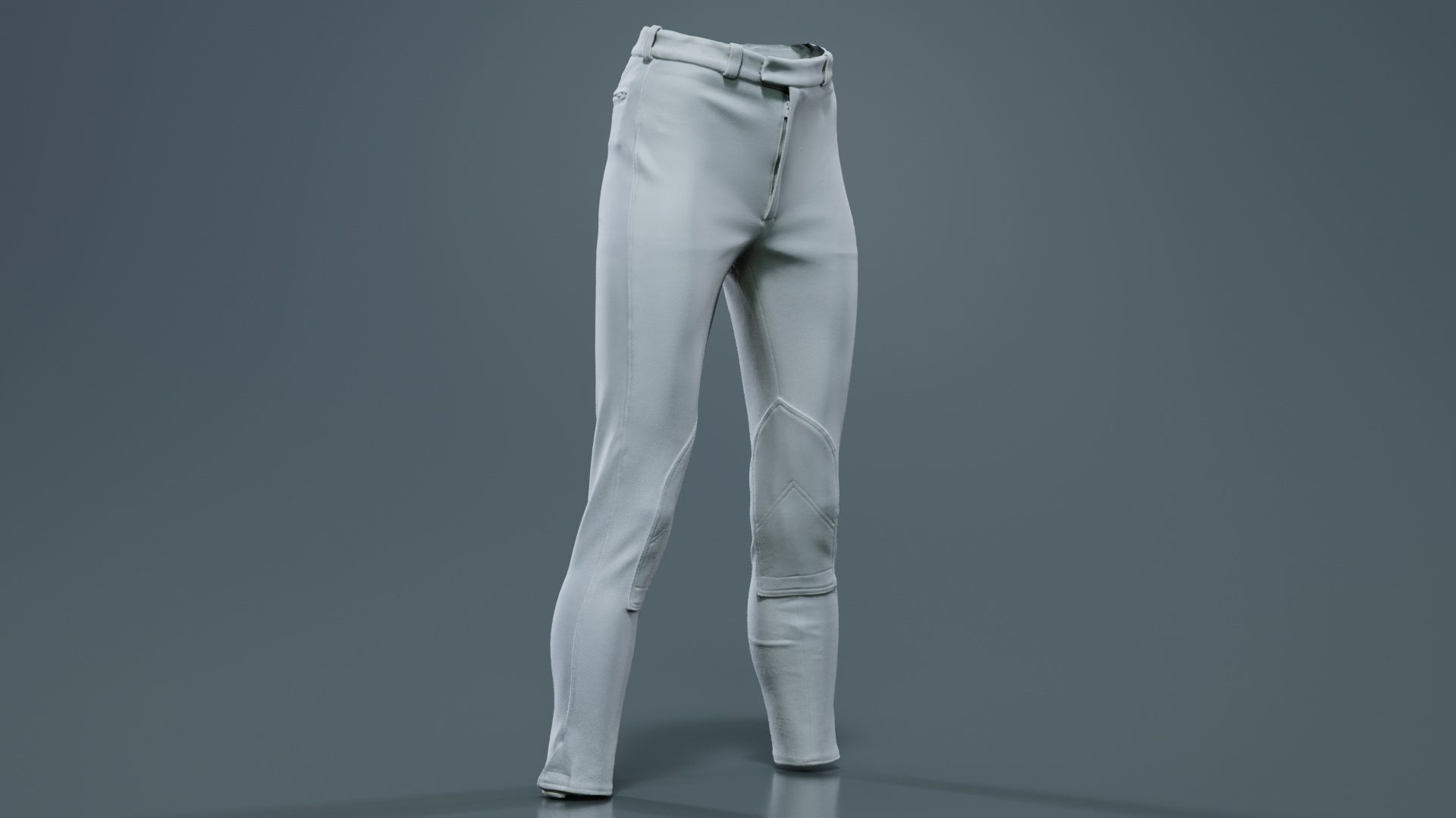 Train Trousers Low-poly 3D model_7