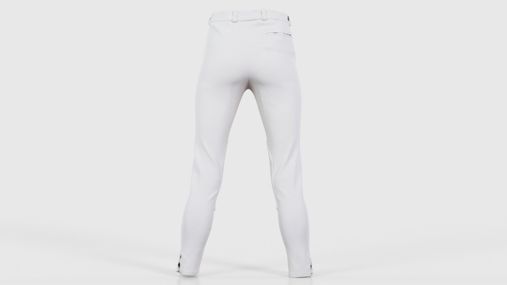 Train Trousers Low-poly 3D model_21