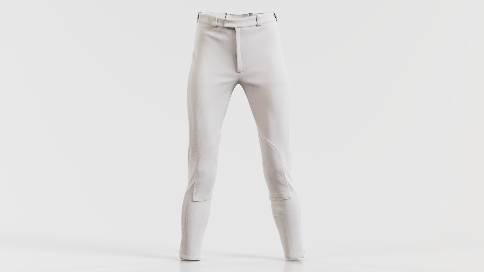 Train Trousers Low-poly 3D model_4