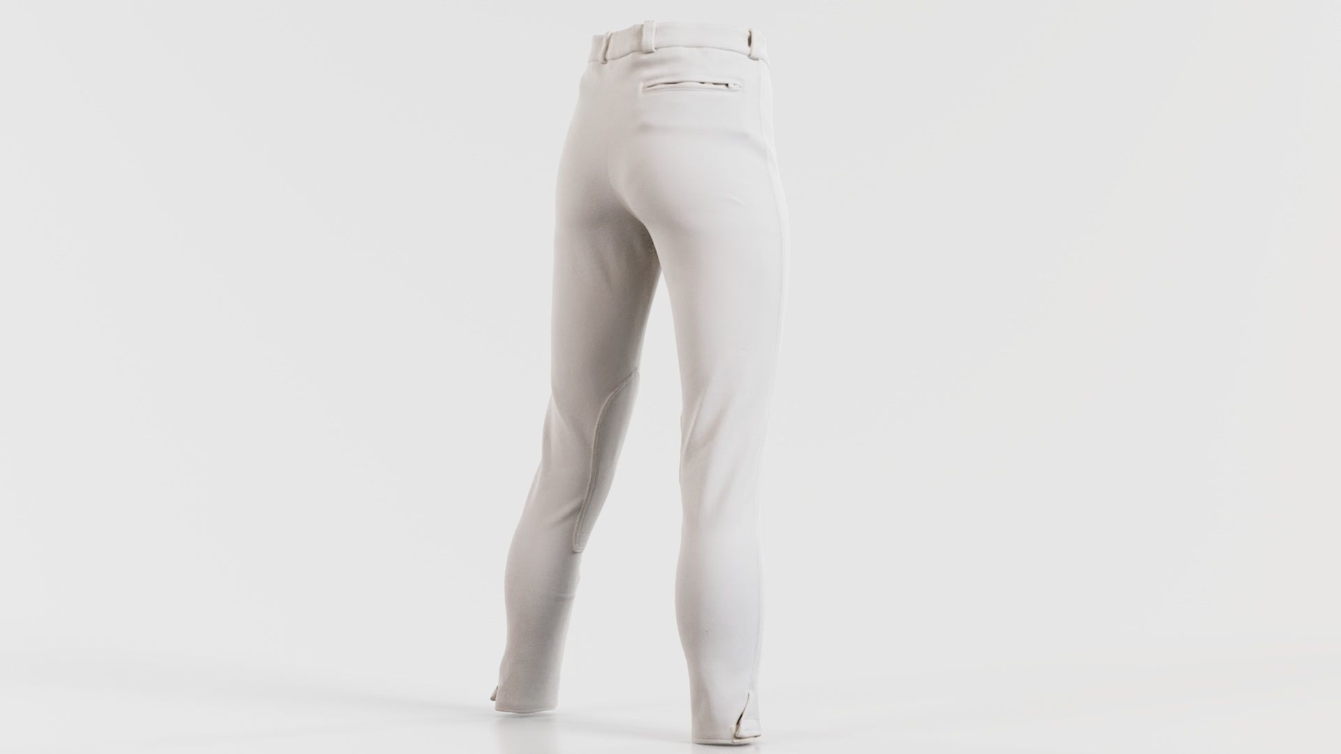 Train Trousers Low-poly 3D model_2