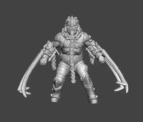 RE4 GARRADOR MINIATURE MODEL FOR HORROR OR FANTASY GAMES RPG DND 3D print model RE4 GARRADOR MINIATURE MODEL FOR HORROR OR FANTASY GAMES RPG DND 3D print model
