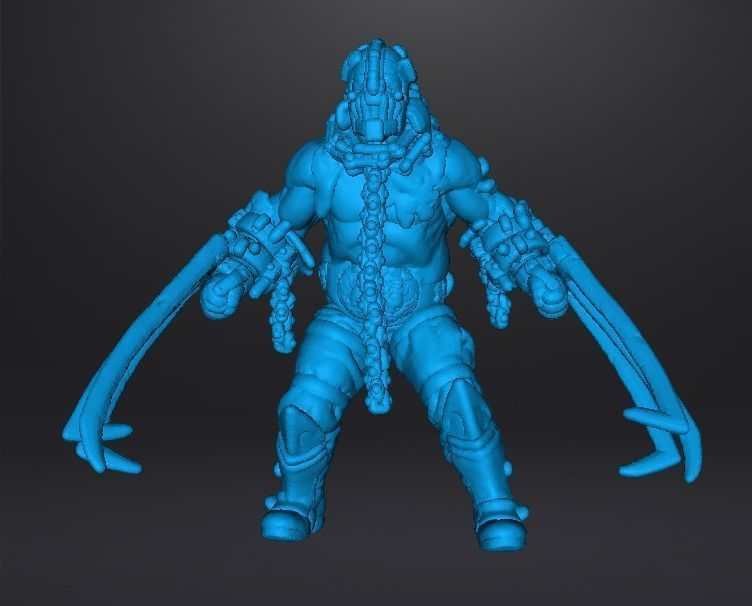 RE4 GARRADOR MINIATURE MODEL FOR HORROR OR FANTASY GAMES RPG DND 3D print model_8