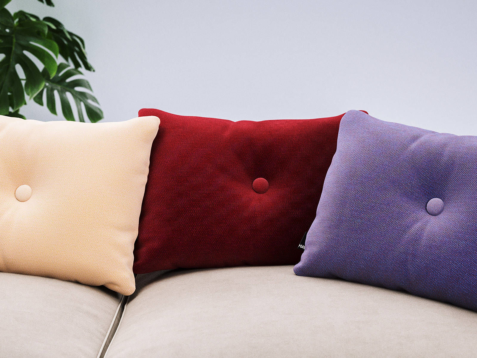 Dot Pillow 3D model_3