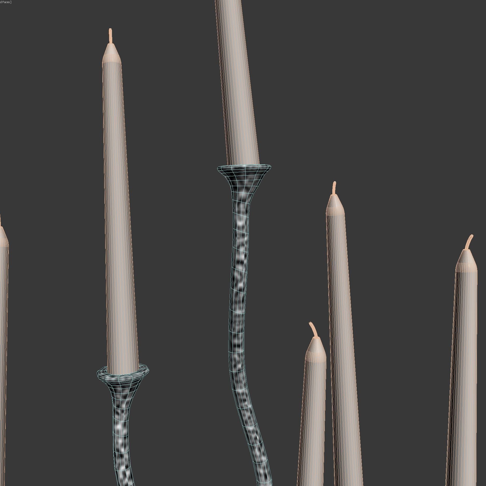 OSANNA VISCONTI Alga Candle Holder Multi 3D model_8