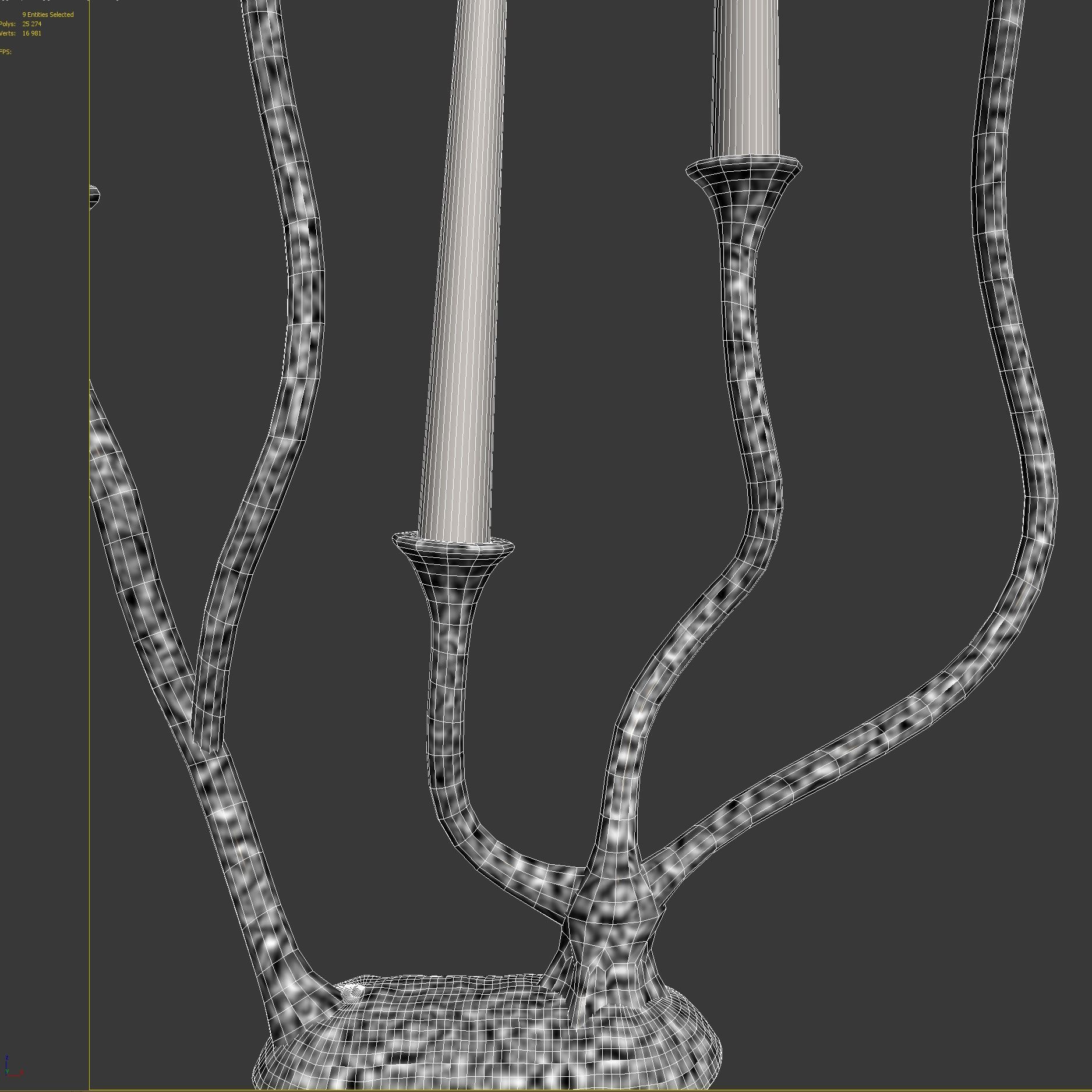 OSANNA VISCONTI Alga Candle Holder Multi 3D model_6