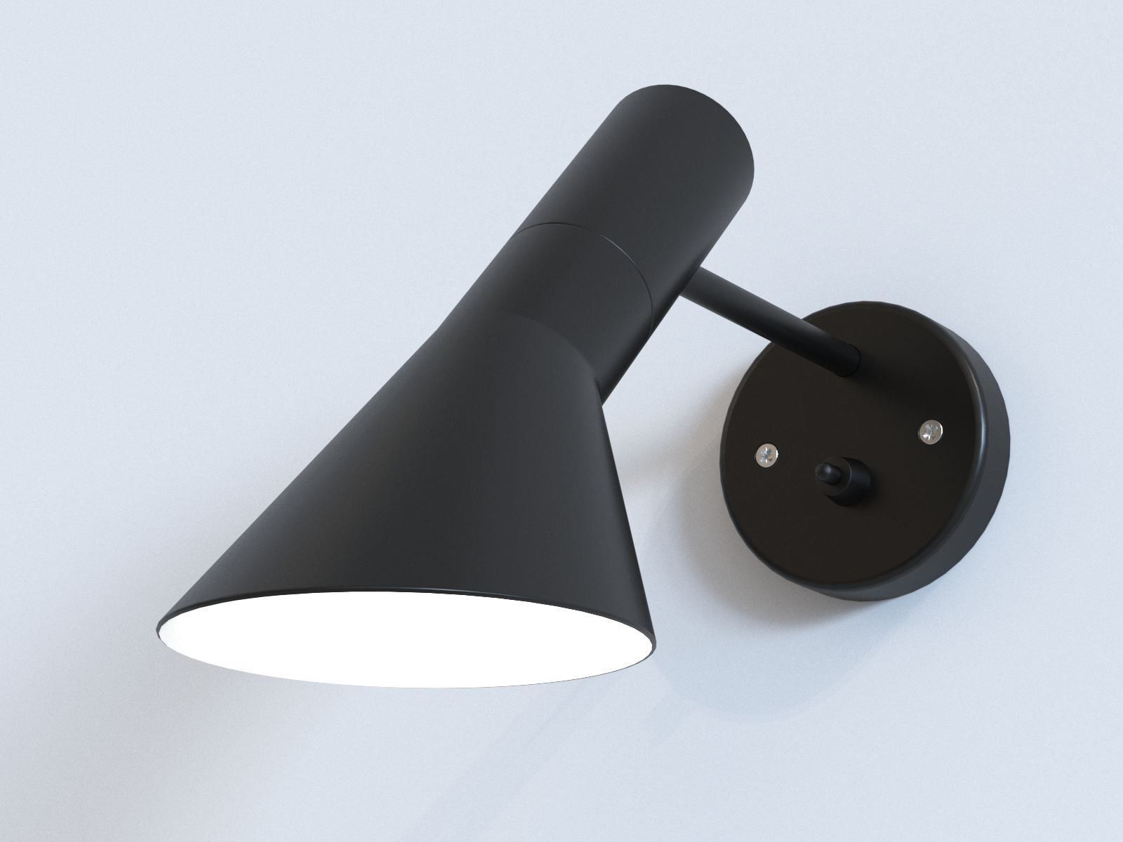 AJ Wall Lamp 3D model_1