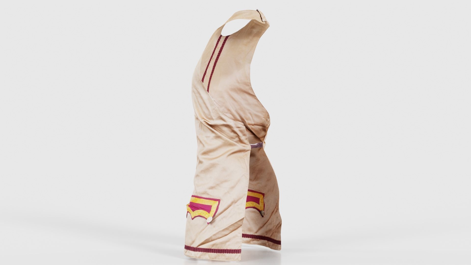 Organic Vest Low-poly 3D model_23