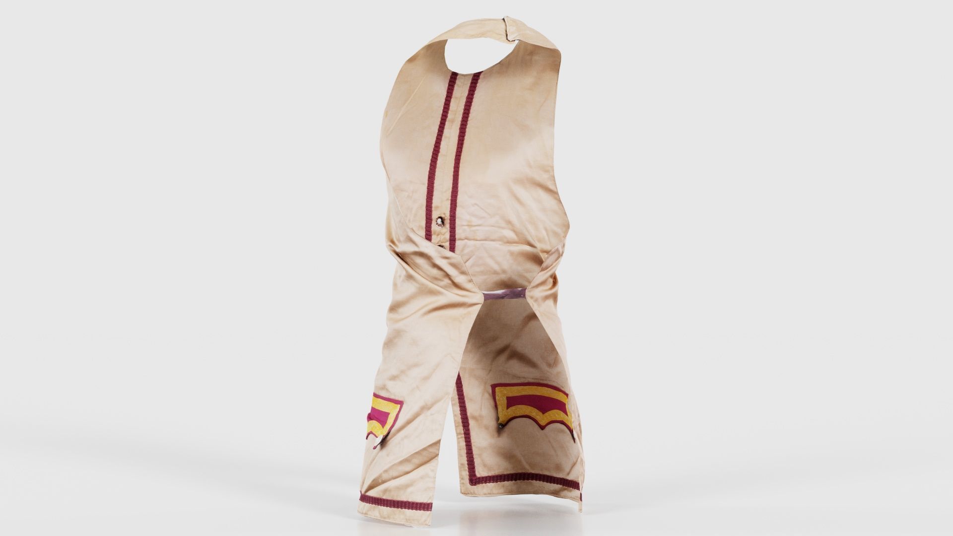 Organic Vest Low-poly 3D model_22