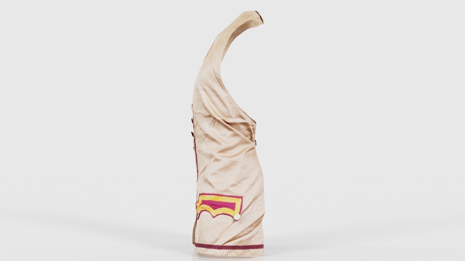 Organic Vest Low-poly 3D model_24