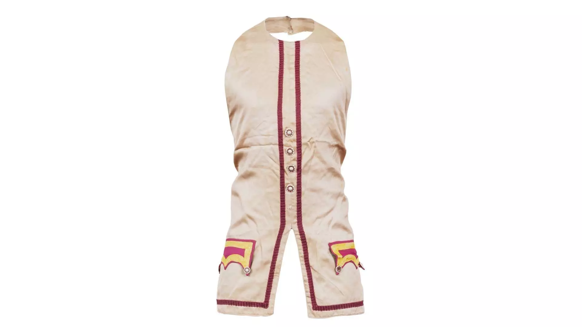 Organic Vest Low-poly 3D model_0