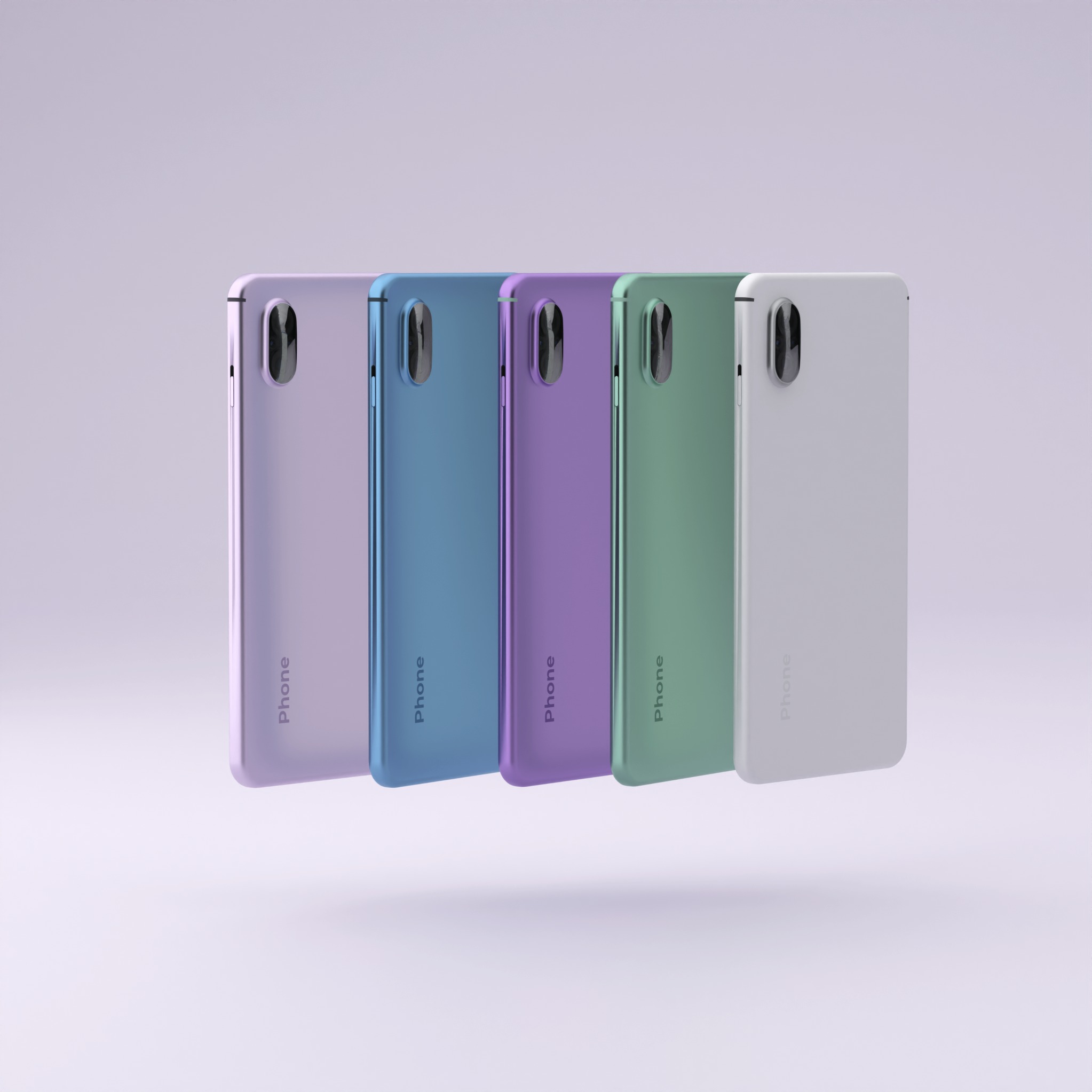 Realistic Mobile Phone Models 3D model_3