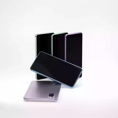 Realistic Mobile Phone Models 3D model Realistic Mobile Phone Models 3D model