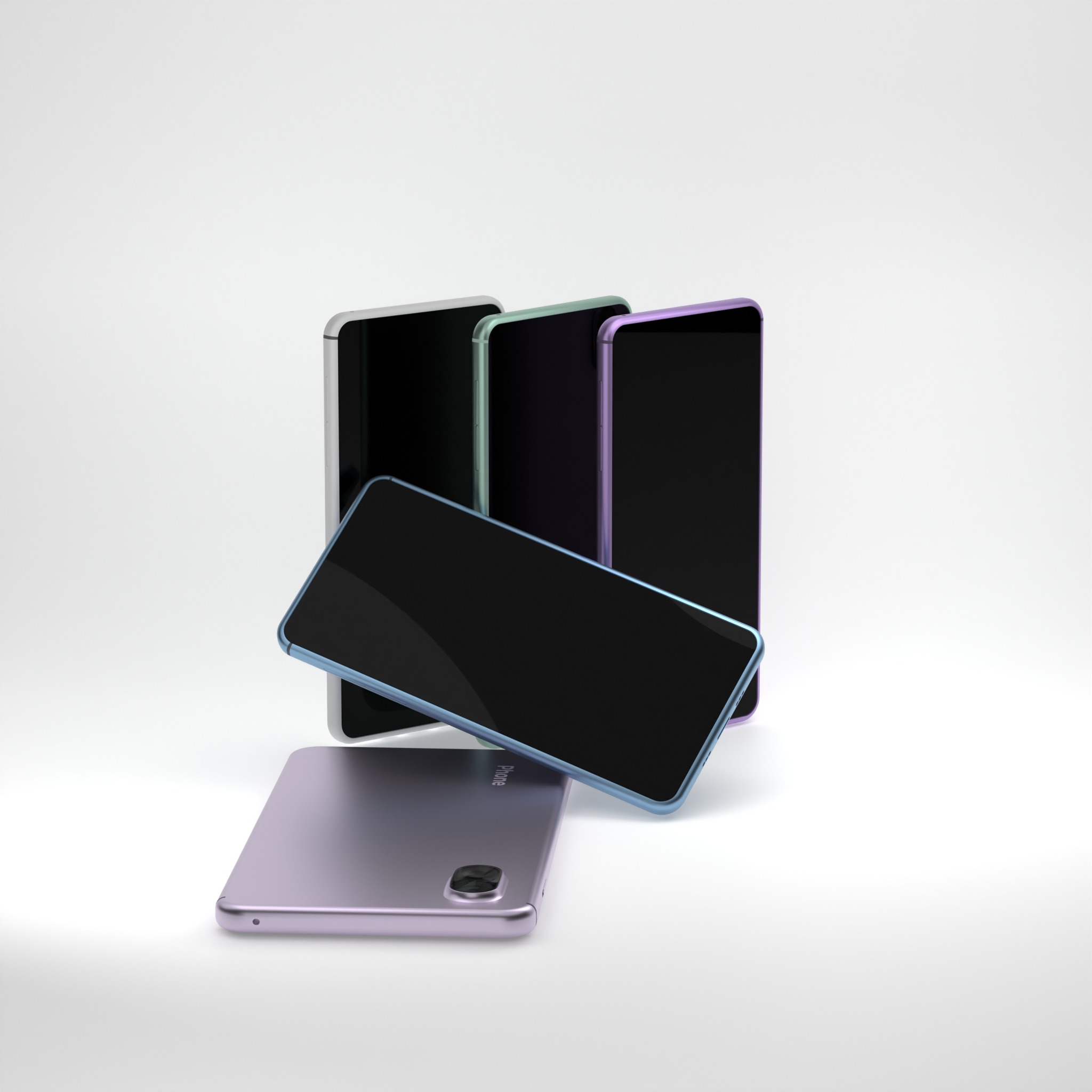 Realistic Mobile Phone Models 3D model_1