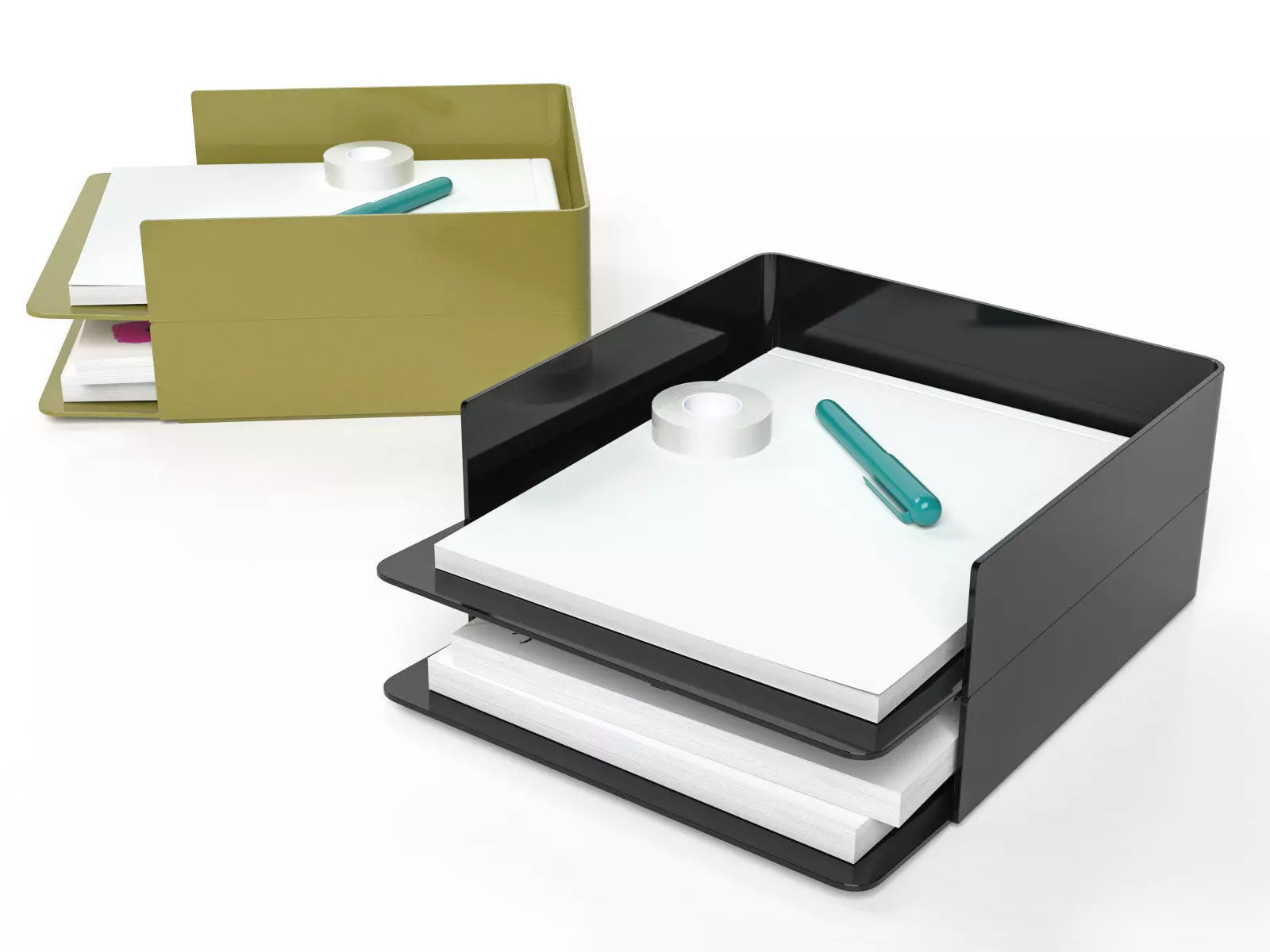 Formwork Paper Tray 3D model_0