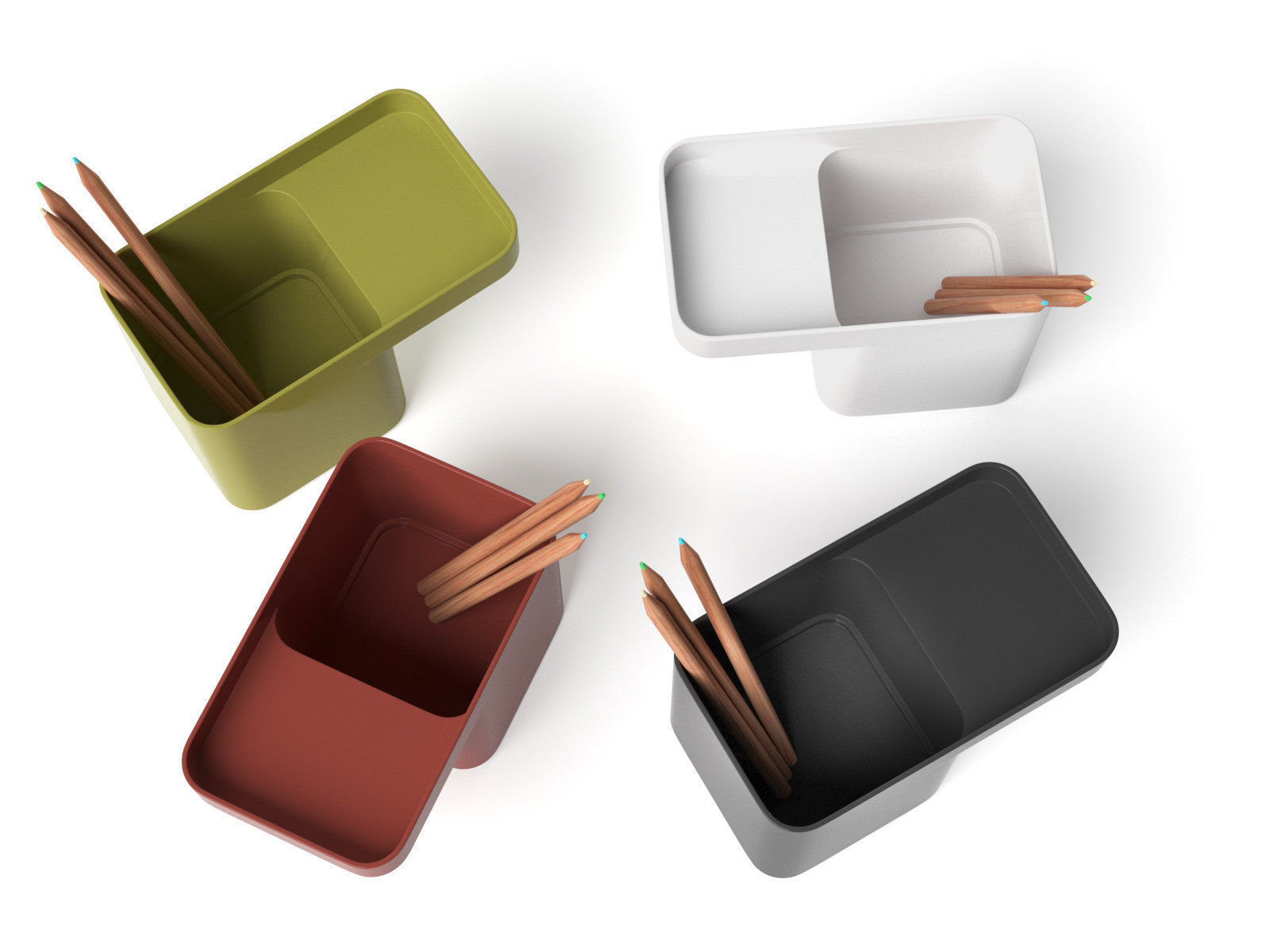 Formwork Pencil Cup 3D model_2