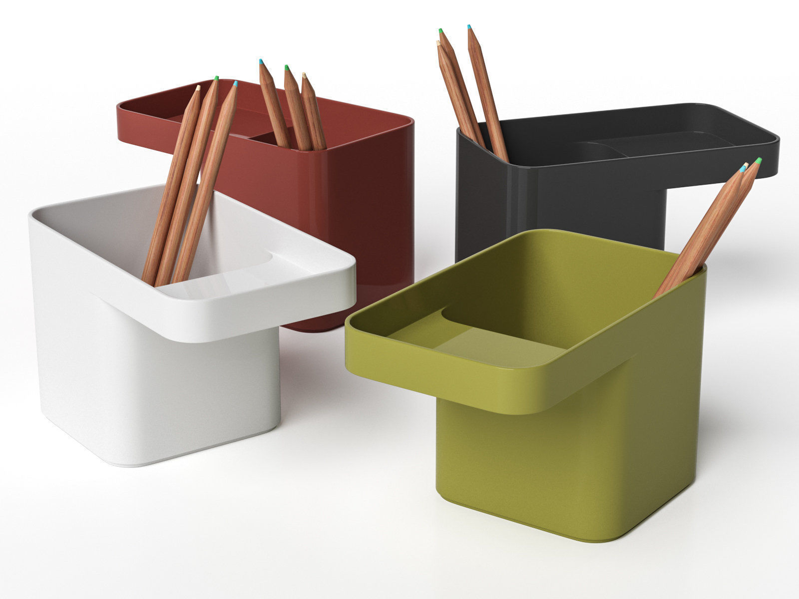 Formwork Pencil Cup 3D model_1
