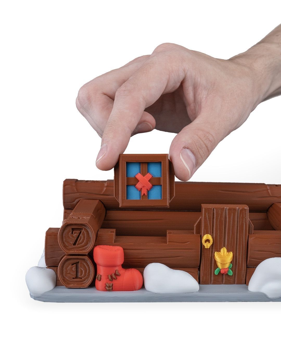 Santa Cabin Countdown 3D print model_10