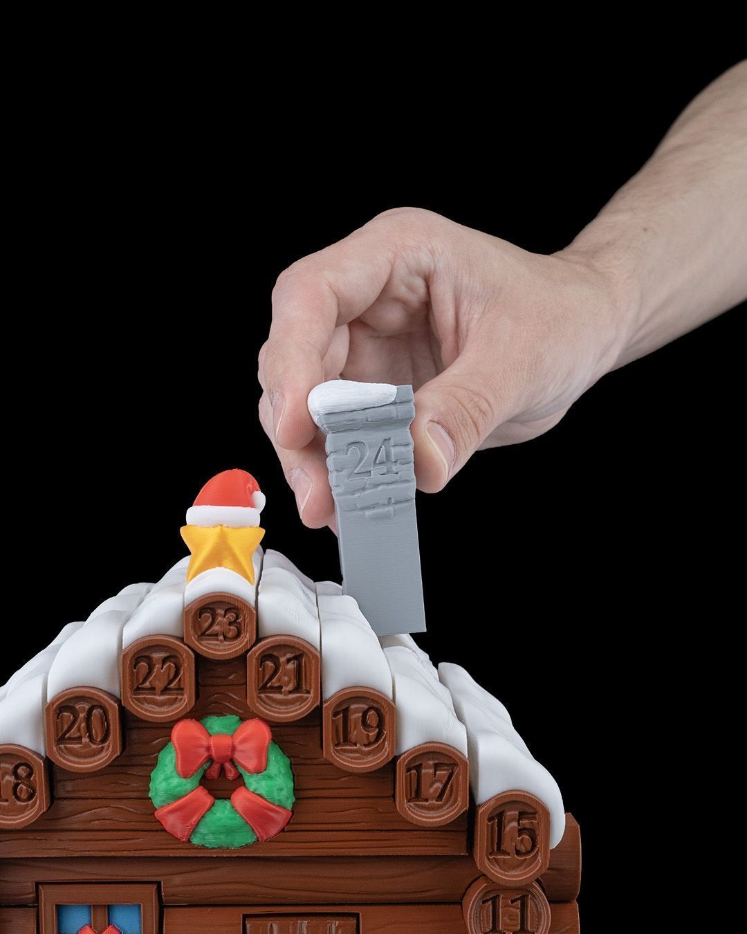 Santa Cabin Countdown 3D print model_7