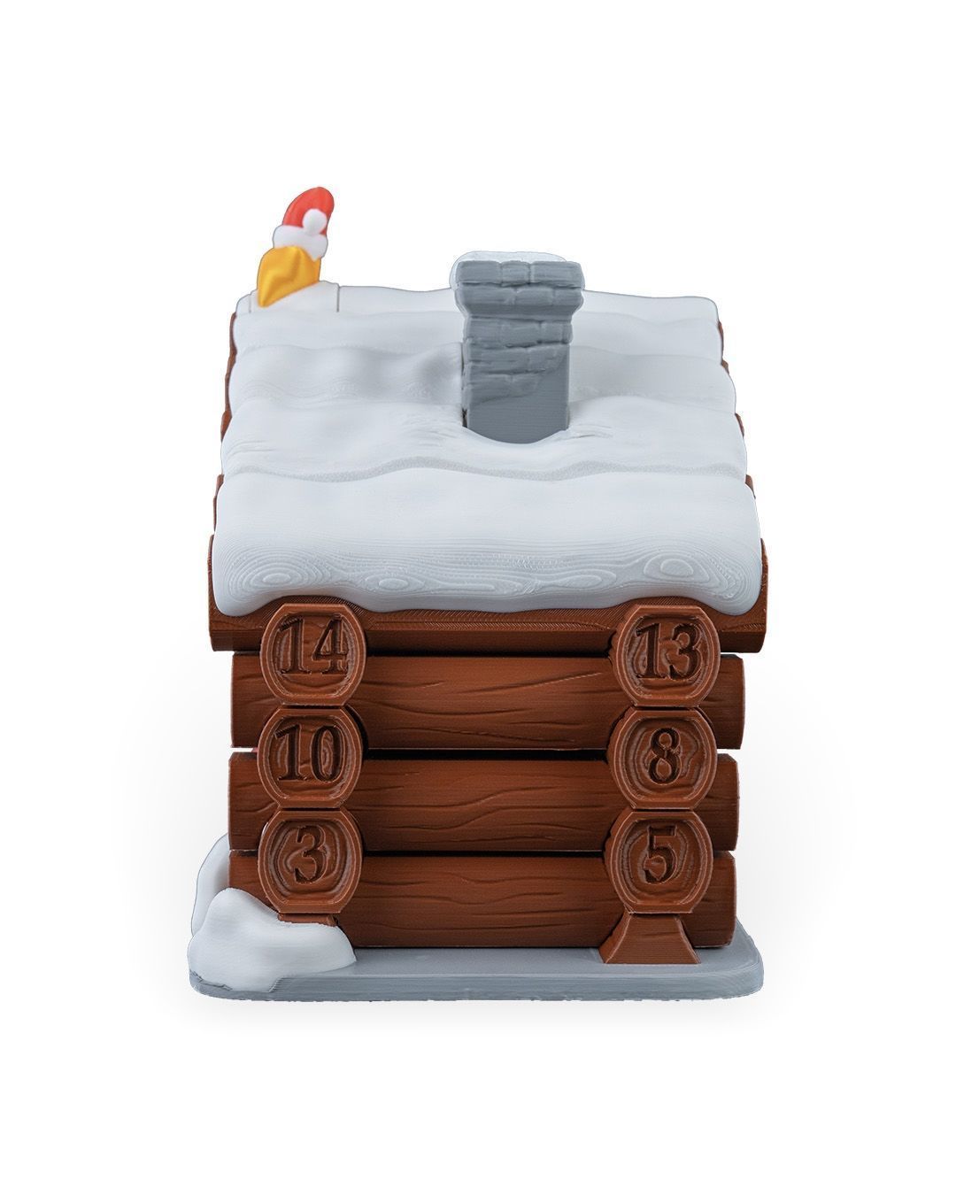 Santa Cabin Countdown 3D print model_13