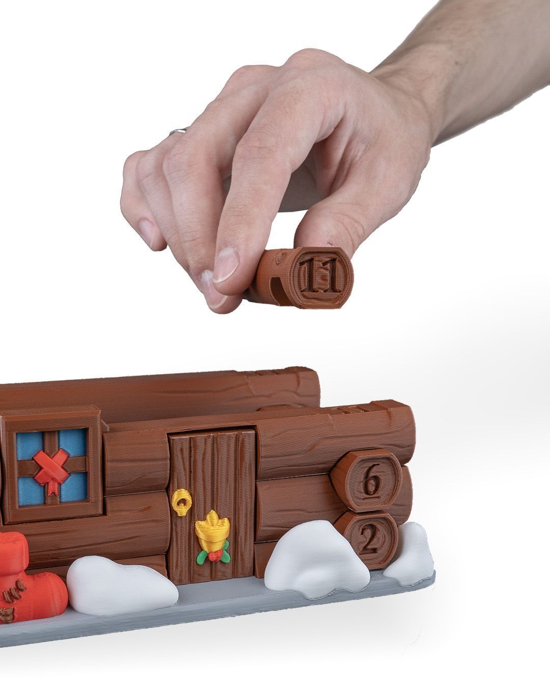 Santa Cabin Countdown 3D print model_19